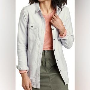 Toad&Co Morrison Shirt Jacket Women's Shacket size Small, color Chrome
